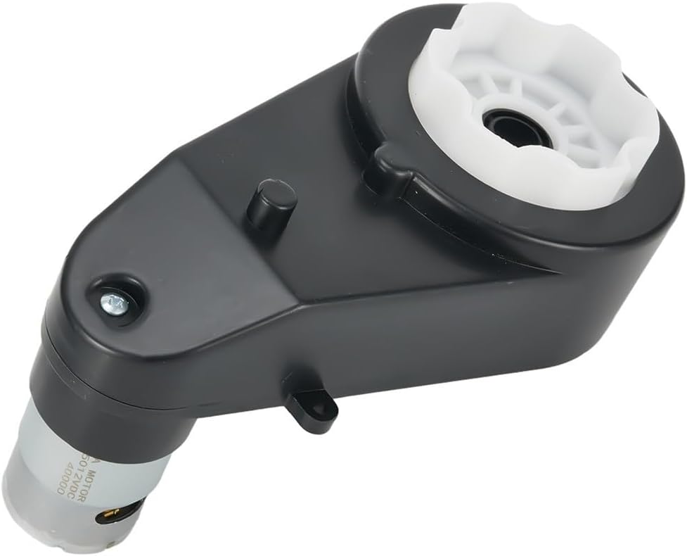 12V 550 Gearbox Motor 40000RPM High Torque DC Engine Ride Cars, RS550 Replacement with Quick Connectors, &