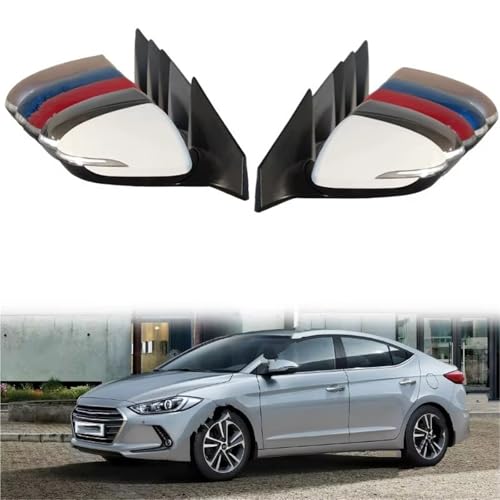 Rétroviseur cassé Elantra 2017 ? Remplacez par ce modèle blanc 5 broches