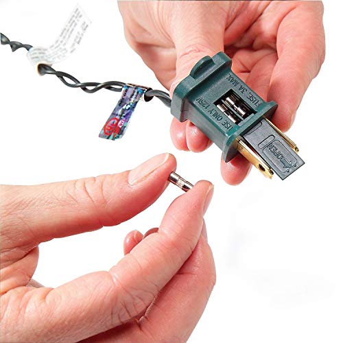 Aukenien 7 Values 125V Fast-Blow Glass Fuses 3A 5A 7A 8A 3 5 7 8 Amp Max 0.2X0.78Inch / 5X20Mm 125 Volt Mini Small Fuse 2.5A 3A 5A 0.14X0.39Inch / 3.6X10Mm Christmas String Outdoor Light Plug Fan Fuse #TOP5