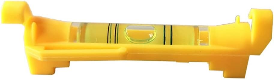 Mini Line Hanging Spirit Level Brick Laying String Bubble Hanger Hand Tool Measuring (Color : As Shown, Size : One Size) (Yellow One Size)