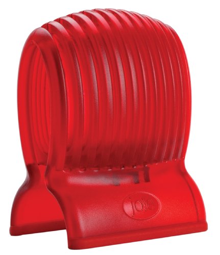 Suporte para Cortar Tomate de Plástico com Faca Joie Vermelho