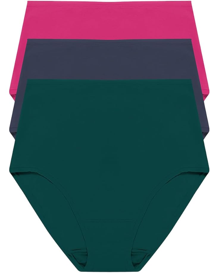 Natori Bliss Bare Cotton High Waist Brief 3-Pack - Main View