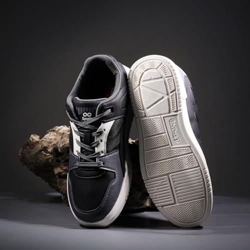 Image of WALKAROO Men's Lace Up Sports Sneakers SGE24007
