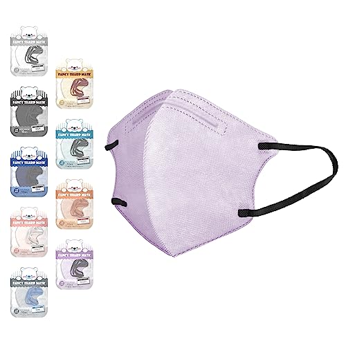 [雑貨の国のアリス] FANCYSHARP MASK 30枚 子どもマスク 不織布 4D立体 子供マスク 3歳から8歳 バイカラー 血色 5D カラーマスク フィット 密着 蒸れない キッズマスク (ラベンダー) - 雑貨の国のアリス - 商品画像