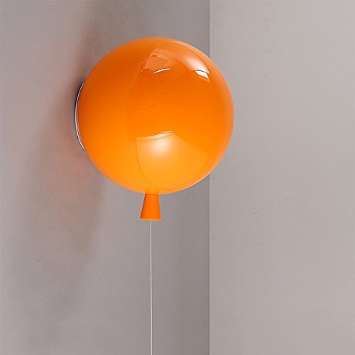 KJLARS Moderne Bunte Ballon Wandleuchte Kinderzimmer Wandlampe Acryl Lampenschirm Wandbeleuchten Leuchtmittel