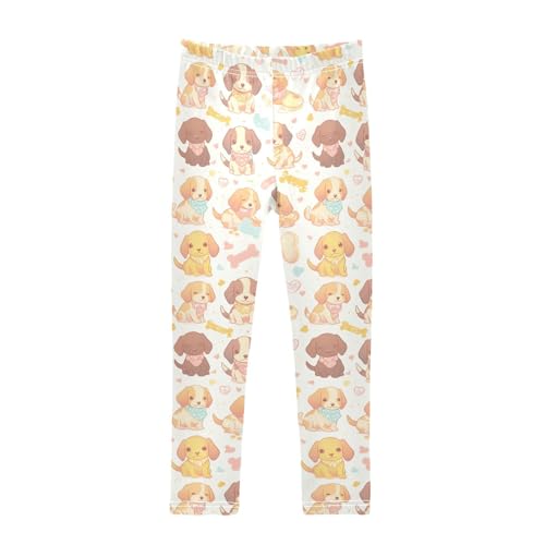 KLL Dachshund Dreams of A Bone Girls Active Leggings Casual Full Length Yoga Pants Exercise