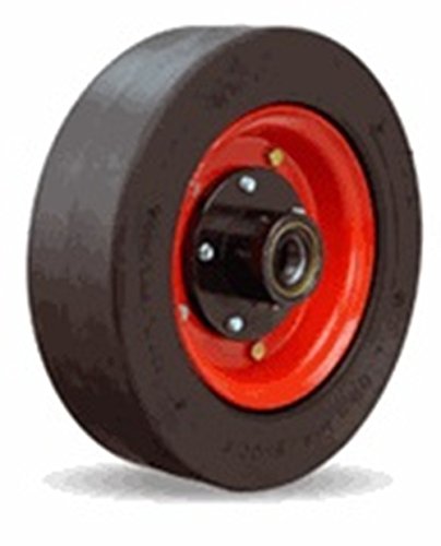 Hamilton 14" x 4" Heavy Duty Solid Pneumatic Wheel, 4-1/4" Hub