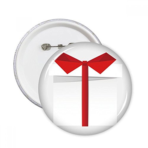 Badge rond Origami Blanc DIYthinker bouton pour décoration de vêtements Noël en taille L