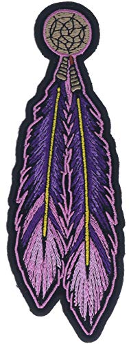 Pink and Purple Feathers with Dream Catcher 6