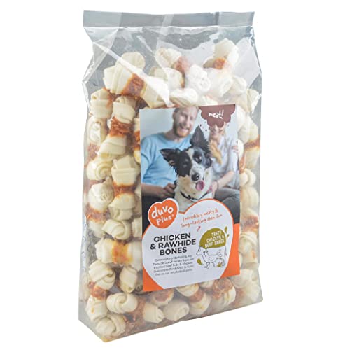 Produktbild von Duvo+ Rindshaut & Huhn Knochen - 1000 g