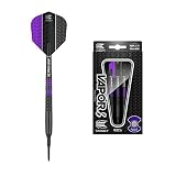 Target Darts Vapor 8 Schwarz Lila 18G Softdarts Dartpfeile-Set
