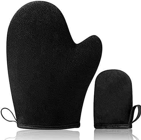 stusgo Self Tanner Mitt Tanning Mitts Self Tanner Mitt Applicator Spray Tan Mitt with Thumb and Face Self Tanner Applicator Mitt Self Tan Mitt Applicator, Tanning Glove for Self Tan Mit, Self Tanner Mit, 2 Pack Self Tanning Mitt Applicator