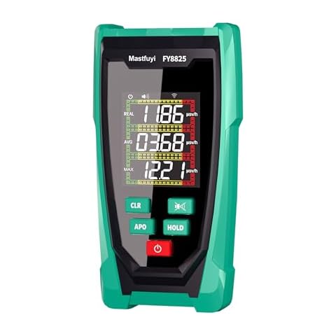 Mastfuyi Geiger Counter Nuclear Radiation Dosimeter, Rechargeable Nuclear Radiation Detector, X-ray Gamma Beta Nuclear Radiation Monitor Meter, Large Color LCD Display, Real Time Alarms Cover