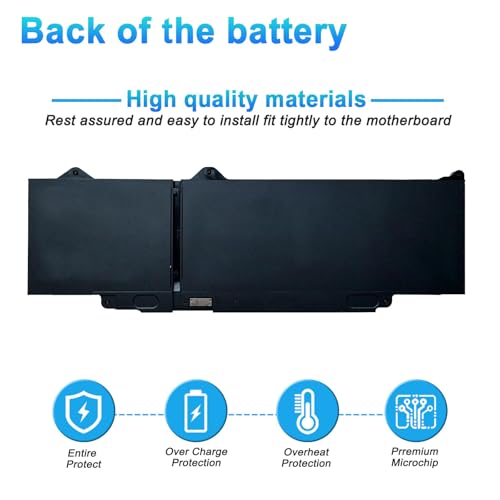 Image of GRWKG Laptop Battery for Dell Latitude 3340 3440 3540 5340 | for Dell Latitude 5340 2‑in‑1 Precision 3480 3490 P127F P127F001 P169G P181G P181G001 Series JTG7N V7TXF DR02P 11.4V 42Wh