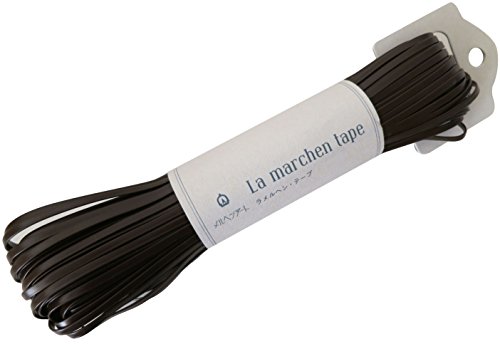 メルヘンアート ラ メルヘン・テープ クラフト 3mm Col.107 マットブラウン 150g 約50m 1玉