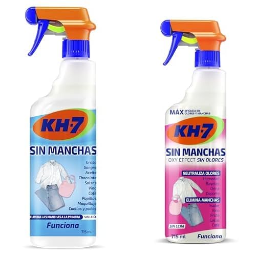 KH7 Pack Quitamanchas Completo - Sin Manchas 715 ml + Oxy Effect - Acción Potenciada Contra las Manchas