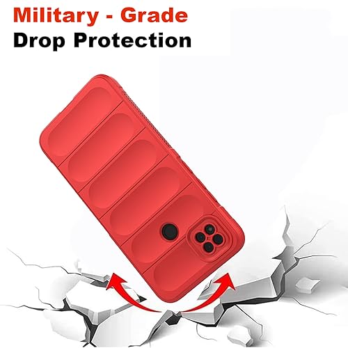 Image of amazon basics Basic Case for Mi Redmi 9 4G (Silicone Red)