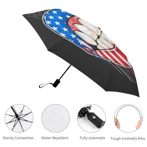 Parapluie pliant solide et automatique au design compact
