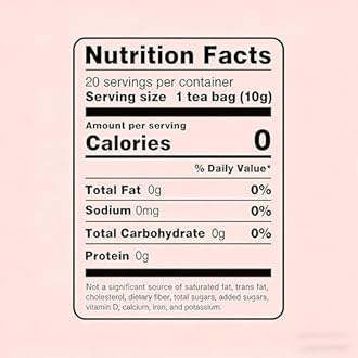 Hawthorn Tea - 20 Herbal Tea Bags, Digestive Support, 7 Natural Ingredients incl. Hawthorn & Hibiscus for Heart Health, Caffeine-Free Daily Tea