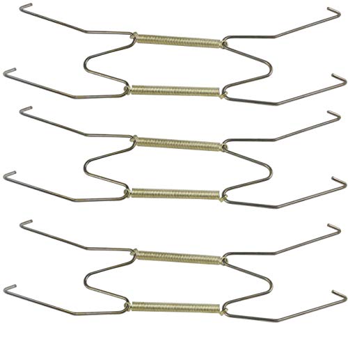 Ogrmar 10PCS 8” Invisible Wall Plate Hanger/Tray Display Hanger Brass Coated Holds 7.5