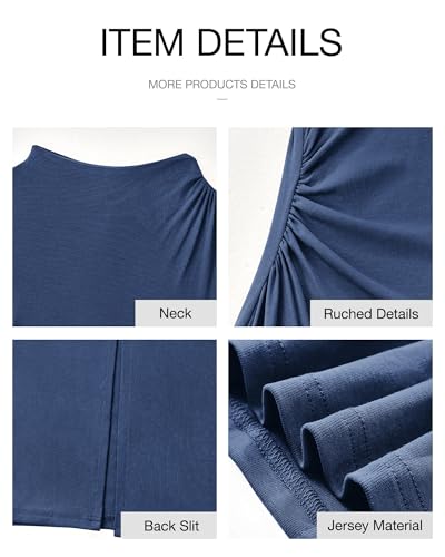 Image of BTFBM Women Bodycon Maxi Dress Long Sleeve Back Slit Ruched Elegant Party Cocktail Formal Fall Wedding Guest Dresses
