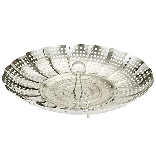 Kai wellness stainless one-size-fits-all steamer (for pot size 14 ~ 24cm) DH-6524