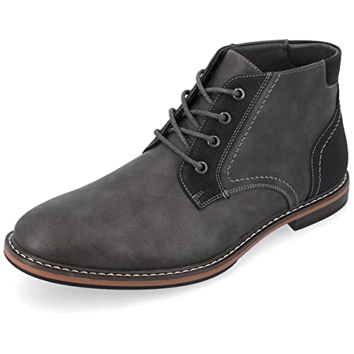 Vance Mens Franco Tru Comfort Foam Lace-up Round Toe Chukka Boot
