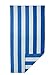 Exclusivo Mezcla 4 Pack Large Cabana Stripe Lightweight Soft Microfiber Beach Towels, Highly Absorbent Travel Pool Towel (30x60 Inches, Blue/Green/Yellow/Pink)