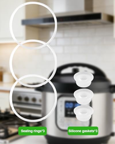 Juntas de Sellado Compatibles para Instant Pot 6 Quart 3 Piezas miniatura 2