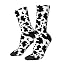 Black and White Cow Print