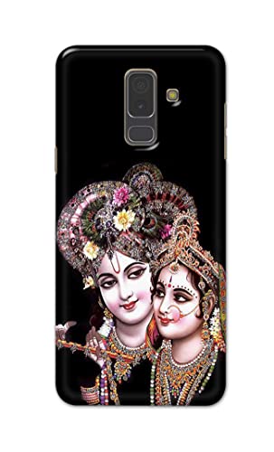 Image of PRINTFIDAA� Printed Hard Back Cover Case for Samsung Galaxy A6 Plus | A6+ | Samsung Galaxy J8 Back Cover (Radha Krishna) -2808