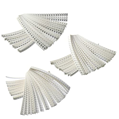 Bridgold 2800 peças 0603 0805 1206 140 tipos SMD kit de resistores de remendo de remendo, resistor 6