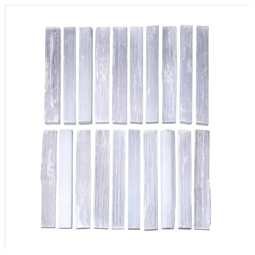 MAIBAOTA 4 Selenite Crystal Wand Set