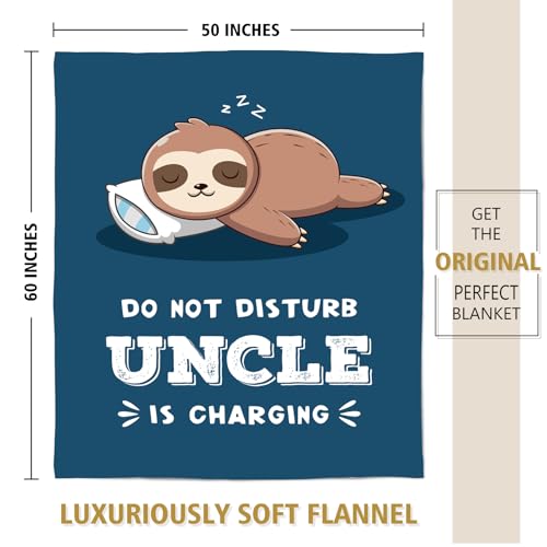 Niyewsor Uncle Gifts, Flannel Blanket Gifts for Uncle, Uncle Birthday Gifts,Uncle Gifts from Nephew, Niece, Best Uncle Gifts on father's Day Christmas Day (62 * 52in) - Image 6