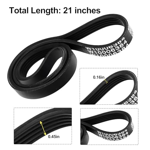 W10721967-Washer-Pulley-Clutch-Kit-W10006384-Washer-Drive-Belt-Fit-for-Whirlpool-Kenmore-Maytag-Washing-Machine-Replaces-PS10057144-W10239973-W10006352-W10006354-W10315818-W10326374