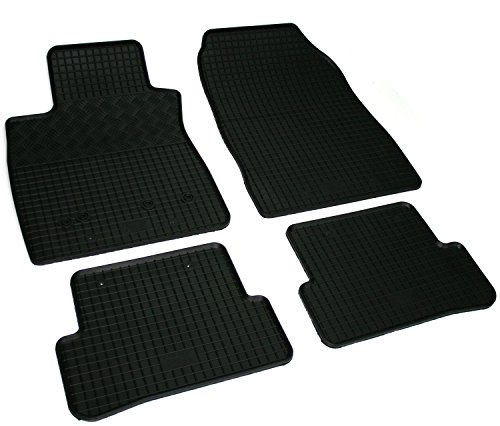 Preisvergleich Produktbild AD Tuning Gummi Fussmatten Set, 4teilig, Gummifussmatten Gummimatten