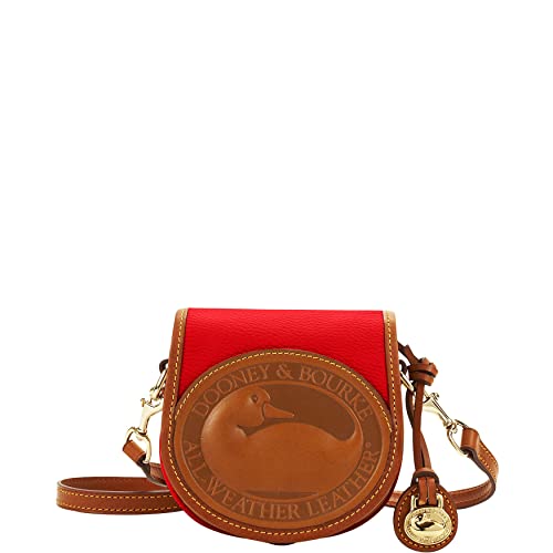Image of Dooney & Bourke Handbag, All Weather Leather 2 Duck Bag Crossbody - Red