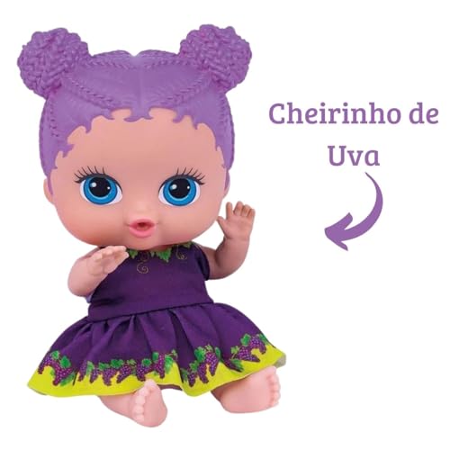 BRINQ. BONECA FRUTINHAS COTIPLAS UVA