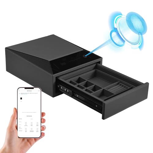 Biometric Jewelry and Handgun Safe with Keypad