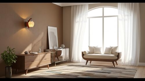 Image of Penzy Designer Modern Decorative Wall Lamp for Living Room & Bedroom | Round Indoor Wall Light for Bedside, Hallway & Home Decor | E27 Holder Wall Lamp (Without Bulb)