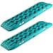 Produktbild ROCKFOXX Anfahrhilfe Schlamm Schnee Sand Berge Boards Sandbleche Offroad 10 Tonnen Paar grün Recovery Board für Wohnmobil Geländewagen PKW SUV Pick UP Quad Traktionsmatte Gripmatte
