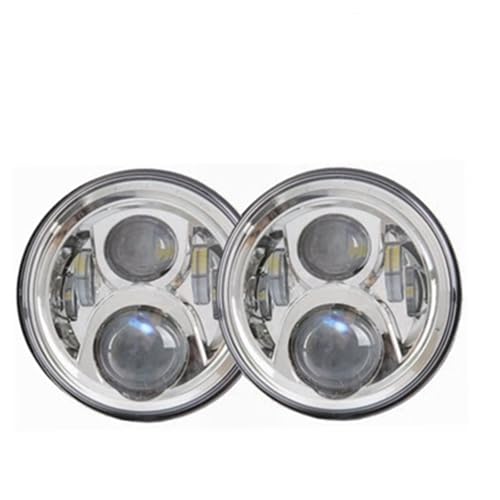 Phares À LED 7 Pouces 60W Projecteur Principal Hummer AM General Chrome