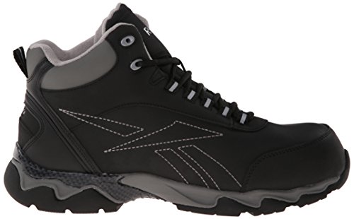 Reebok Mens Beamer Safety Toe Waterproof Athletic Work Boot Industrial Construction Shoe, Black, 9.5 Wide Us #TOP5