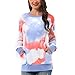 Produktbild Herbst und Winter Damen Bluse Drucken Langarm Tasche Casual Pullover Sweater Gr. S, rot
