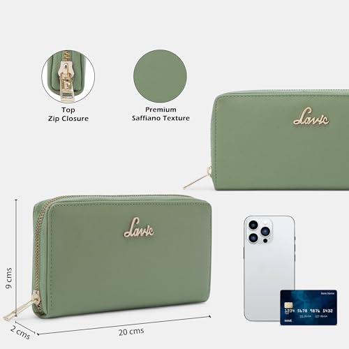 Image of Lavie Women's Sacy Large Zip Around Wallet | Ladies Purse Handbag | Large
