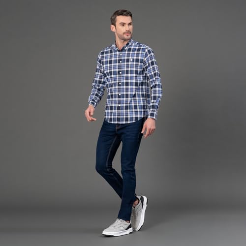 Image of Red Tape Men's Cotton Regular Fit Shirt