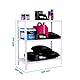 Simon Rack Ecoclick Regal mit 3 Ebenen, 70 kg Tragkraft und Biegepunkt, 900 x 900 x 500 mm, Schwerlastregal, Garagenregal, Weiß