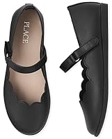 The Children's Place,girls,The Children's Place Toddler Girls Comfort Flex Shoes,Uniform Comfort Flex Shoes,Black,8 Toddler — image 2