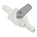 Parker PBPP6VUC6 Ball Valve, Barb to Barb, Polypropylene, Barb Union, 3/8"