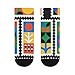 LMXFCSR Aesthetic VintageBreathable Ankle Socks for Women And Men - Comfortable Stretchable Casual Socks, Fashion Color-Block Design, Lightweight for Home, Office, Daily Wear & Gift Giving